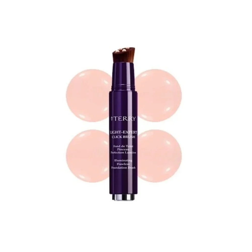By Terry Light-Expert Click Brush 0.65 oz #1 Rosy Light NIB